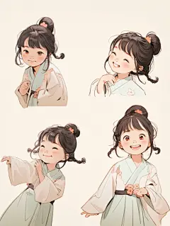 汉服女孩表情包来了