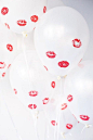 Pucker Up! Valentine's Day Party | http://studiodiy.com The perfect decor for your V-Day Party!: 