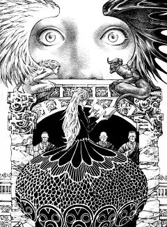 雨人漫画
给小说《好兆头》画的插图
本书是尼尔•盖曼×特里•普拉切特合作完成…
讲述了世界末日的2018年，善恶大决战的故事。
《好兆头》已经改编成剧，看过的朋友觉得如何？
最后一张图要晒晒尼尔•盖曼给我的签名