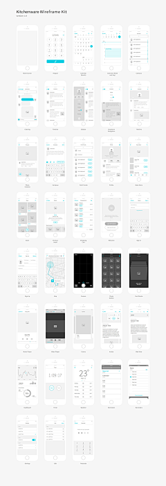 ZxMerlin采集到Wireframe