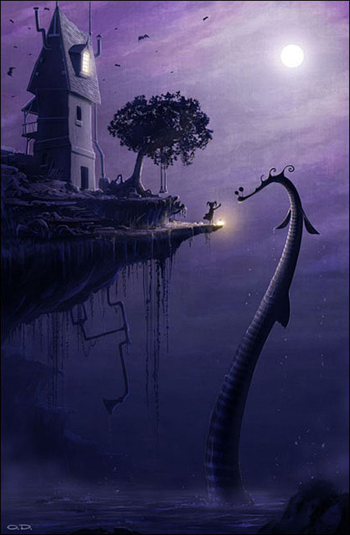 图片梦境诡异夜空