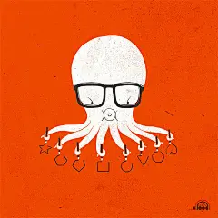微插画---纯色创意小故事插画欣赏46个[A] - 国外插画欣赏 FOREIGN ILLUSTRATION DESIGN - 国外设计欣赏网站 - DOOOOR.com