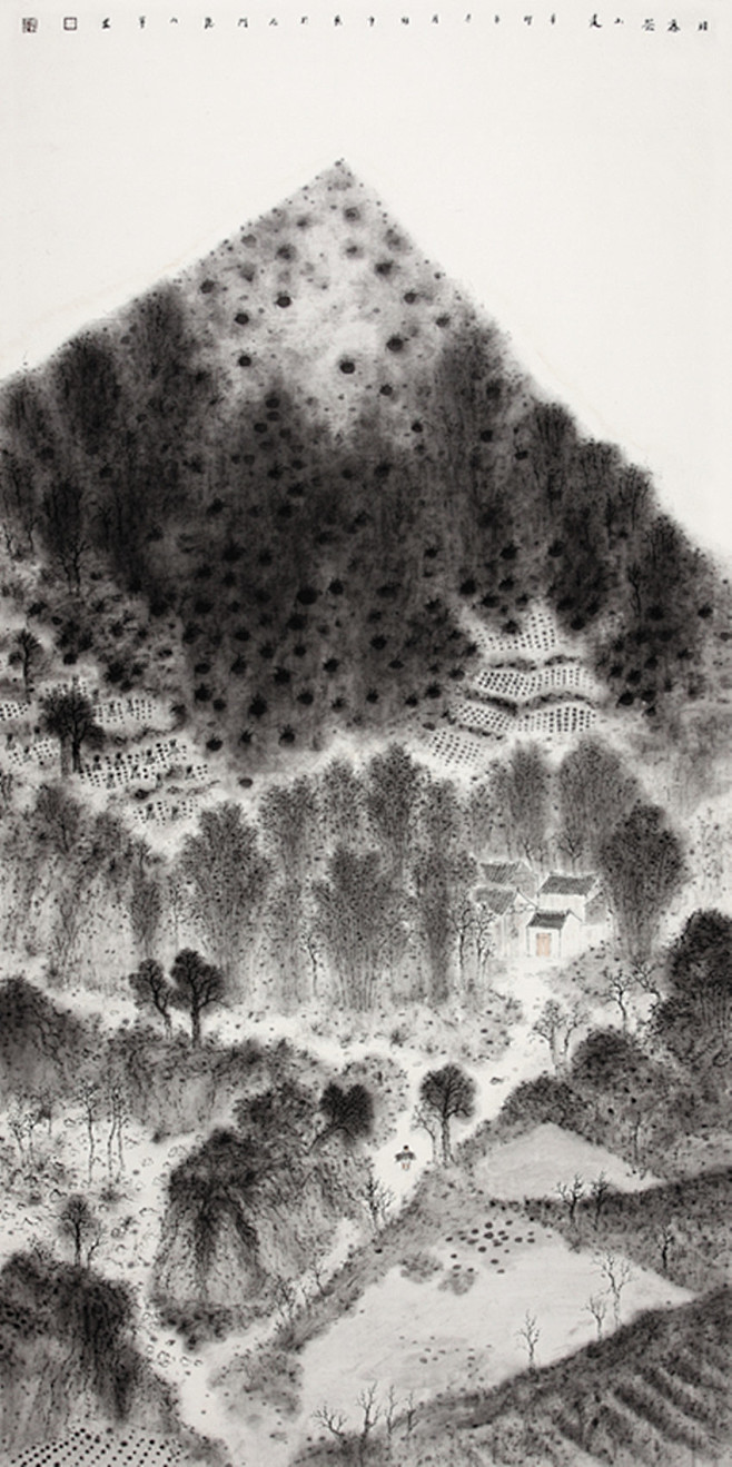 张新中_日暮苍山远 作品_个人作品交易平...