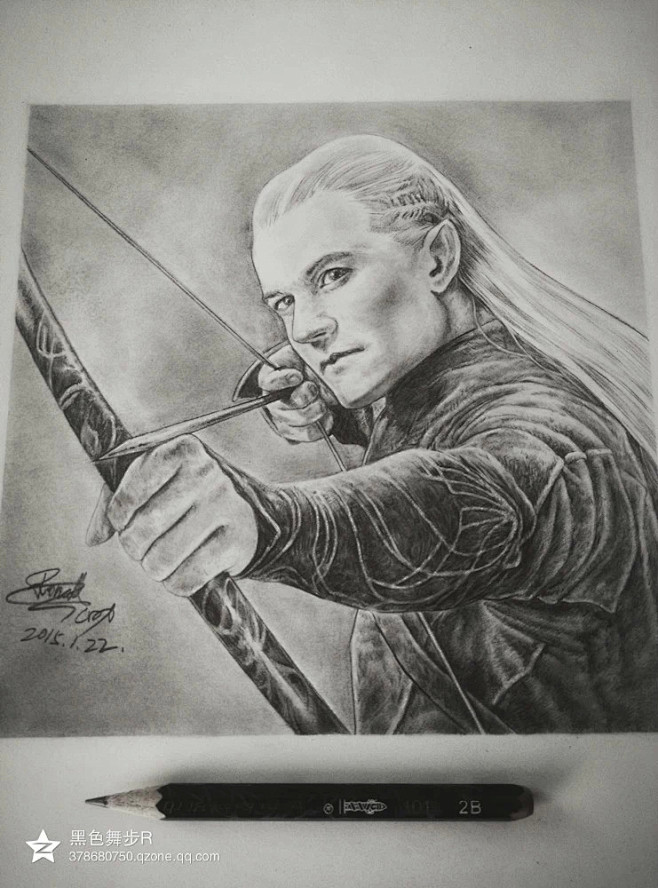 莱戈拉斯# #霍比特人# #魔戒# #精灵王子# #手绘# #插画# #素描