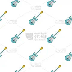式样,电吉他,分离着色,音乐,乐队,金属,几何形状,图像,壁纸,重复