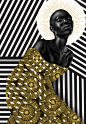 africa black cardula digital illustration elegant Fashion  ILLUSTRATION  pattern women