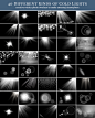 冬季照片环境光/阳光效果高清素材 Winter Lights photo overlays #2064110