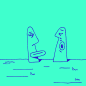 Character GIFs experiments : Character GIFs experimentsThis is a series of GIFs where I wanted to explore frame by frame animation to create weird characters. My goal was to make sort of imperfect short animations with brushes so I did these on photoshop 