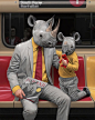 New Surreal Paintings of Wild Animals by Matthew Grabelsky : Recent work by American artist Matthew Grabelsky.

“New York City is sometimes affectionately (or disaffectionately) referred to as a ‘concrete jungle’, but for Los Angeles-bas