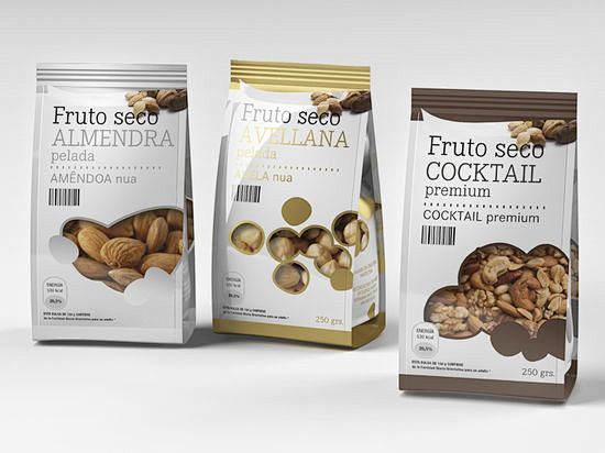 Fruto seco坚果类食品包装欣赏