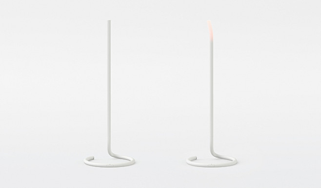 白色，产品设计，Incense Lamp...