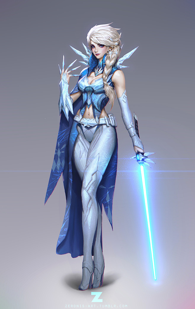 Frozen Elsa Jedi 01 ...