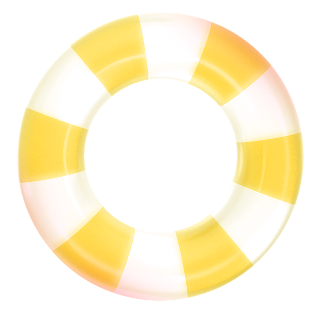 黄色泳圈 (4)