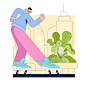 <p class="card-text">woman, skating, skate, plant, city</p>