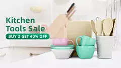 跨境电商居家百货打折促销活动海报banner