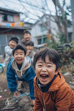 玩耍儿童人物图片摄影图