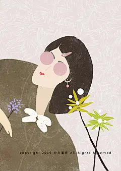 宁静淡然（组图） | 舟蒲麦 - 原创作品 - 涂鸦王国插画
