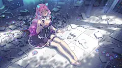 忧伤动漫女孩壁纸 - 电脑壁纸 - 致美化