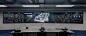 data visualization dispatch center interactive showroom UI ux smart city design visualization