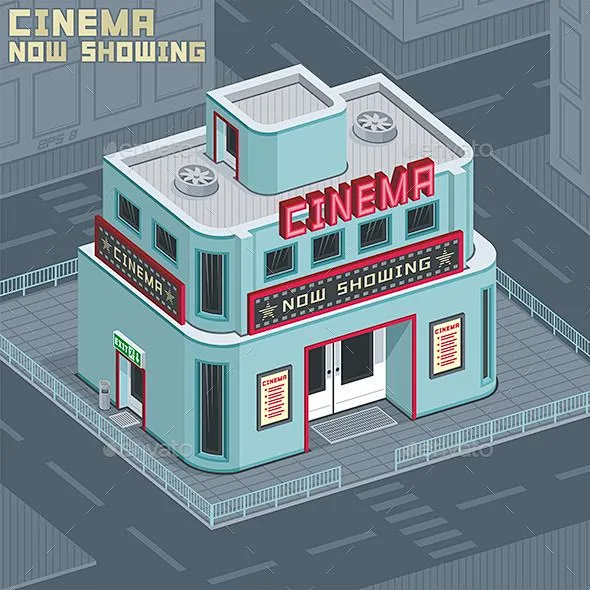 Cinema Building图片_参考图片素材-花瓣网