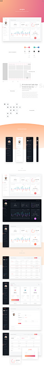 #后台##数据可视化#Engine Dashboard - Personal Account Redesign Concept on Behance