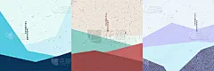 矢量插图景观。木材表面纹理。丘陵、山区、草原。日本的波型。山的背景。亚洲风格。设计海报，书籍封面，网