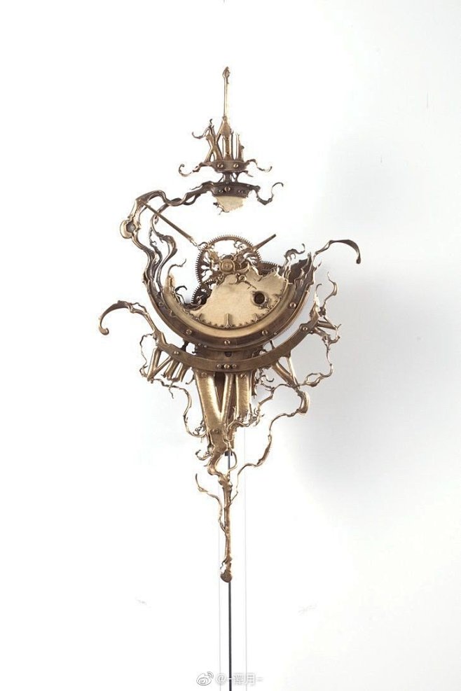 工艺品｜钟。
关键词：蒸汽朋克、绘画参考...