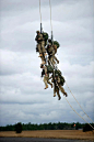 refactortactical:

An Operational Detachment Alpha from 7th Special Forces Group (Airborne) (7 SFG (A)) begin to be lifted off the ground by a CH-47 Chinook helicopter during a training event Eglin Base Air Force Base, Fla., Feb. 5, 2013. Green Berets fro