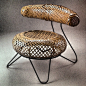 Bamboo Basket Chair 生活圈 展示 设计时代网-Powered by thinkdo3