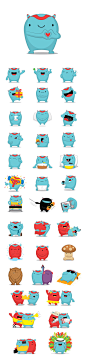 Stickers For Facebook Messenger on Behance #Sam bear#