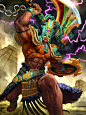 SMITE Chaac by Scebiqu.deviantart.com on @deviantART  玛雅
