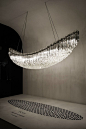 Murano glass pendant lamp , design by Raphaël Navot: 