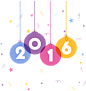 庆祝  2016  气球  喜庆