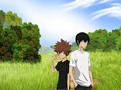 《家庭教师》桌面壁纸 
