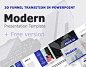 Modern Presentation Template + Free version