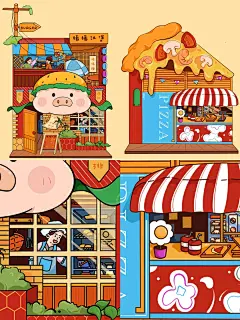 街景系列｜快餐店 - 小红书