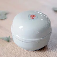 景德镇制 手工制首饰盒 手绘五彩色釉