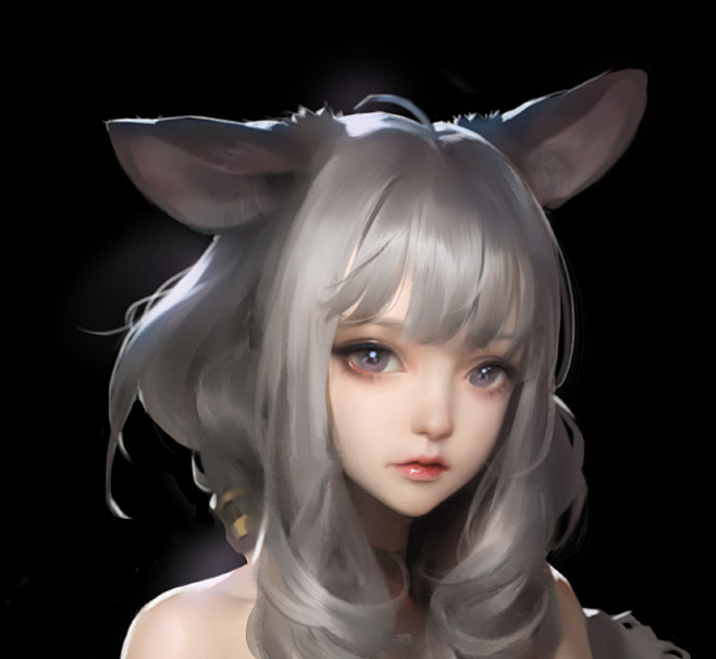 补了老早之前一张猎魔的同人图 感觉自己已...