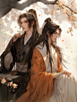 midjourney_brewerbenjamin_Two_handsome_and_handsome_men_in_ancient_Chinese_232e1599-76a2-44c3-ae12-93c7e976baa6_3