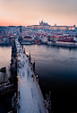 Charles Bridge, Prague, Czech Republic
photo via basically