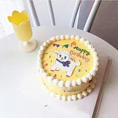 圣诞蛋糕小红书复古手绘男女儿童生日蛋糕珠海广州全国同城配送店-tmall.com天猫
