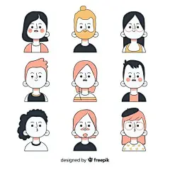 简单精美的Q版头像插画 : 本文转载来源：优优教程网uiiiuiii.com/inspiration/1616259584.html字体