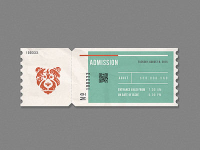 Zoo ticket