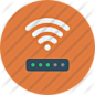 antenna, connection, internet, network, router, signal, wi-fi, wifi, wireless icon