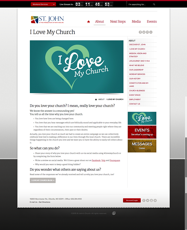 I Love My Church | S...