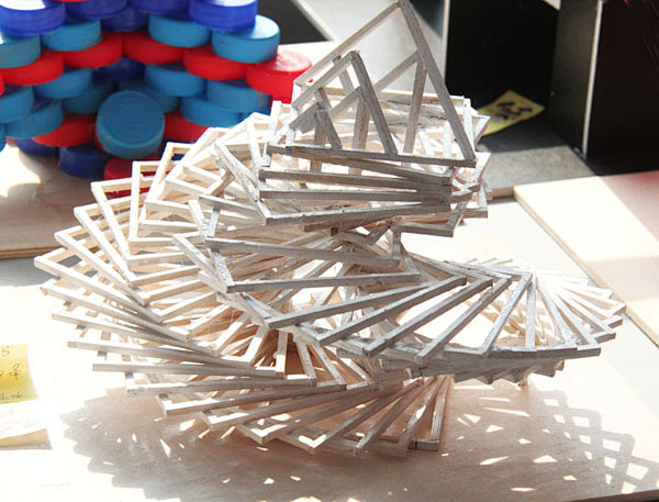 中国美院上海设计学院立体构成作品展示二arting365中国创意产业第一