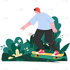 扁平套系素材