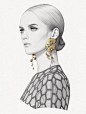 alex tang alex tang wei hao alextangweihao digital illustration fashion illustration fashion portrait ILLUSTRATION  Jewellery design Jewelry Illustration Procreate