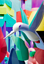 Blue Paradise by Janine Rewell : Installation for Lotte World Mall's summer campaign.
