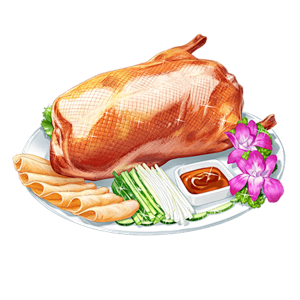 北京烤鸭食物图png